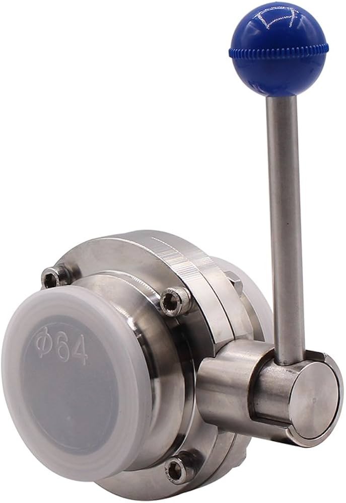 2 plg VLV conexion clamp Sanitario PULIDO INOX 304